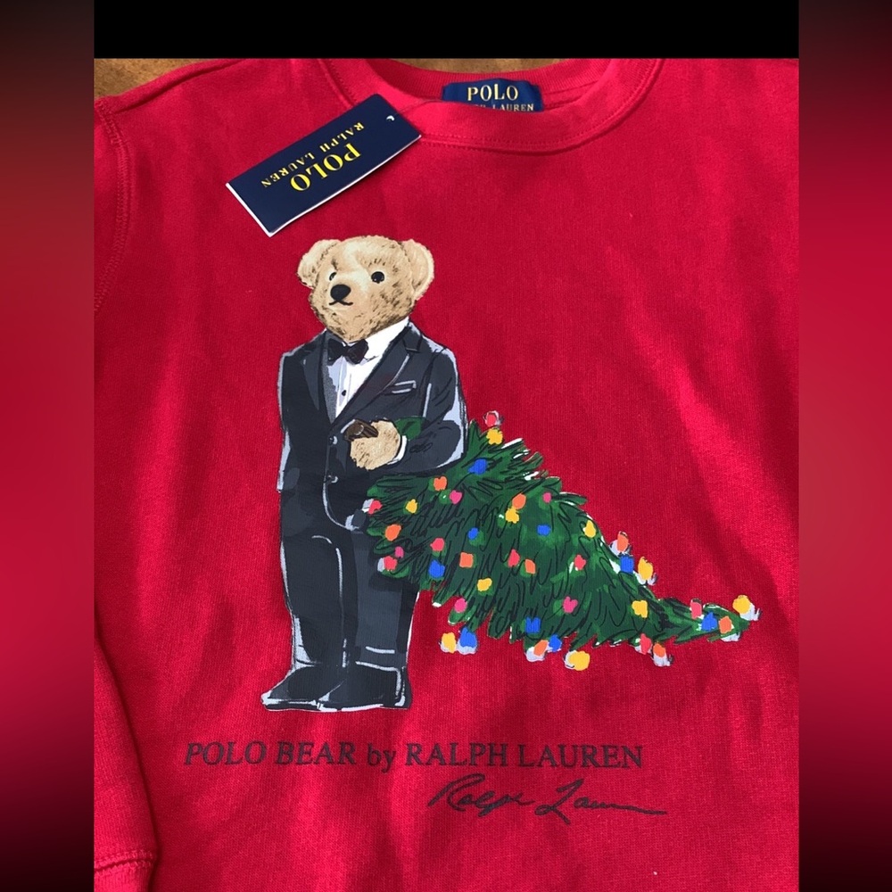 Polo Ralph Lauren bear sweatshirt size 8